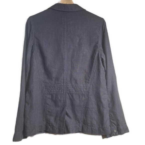 Poetry Linen Button Front Blazer Jacket Size 8 - Picture 5 of 11